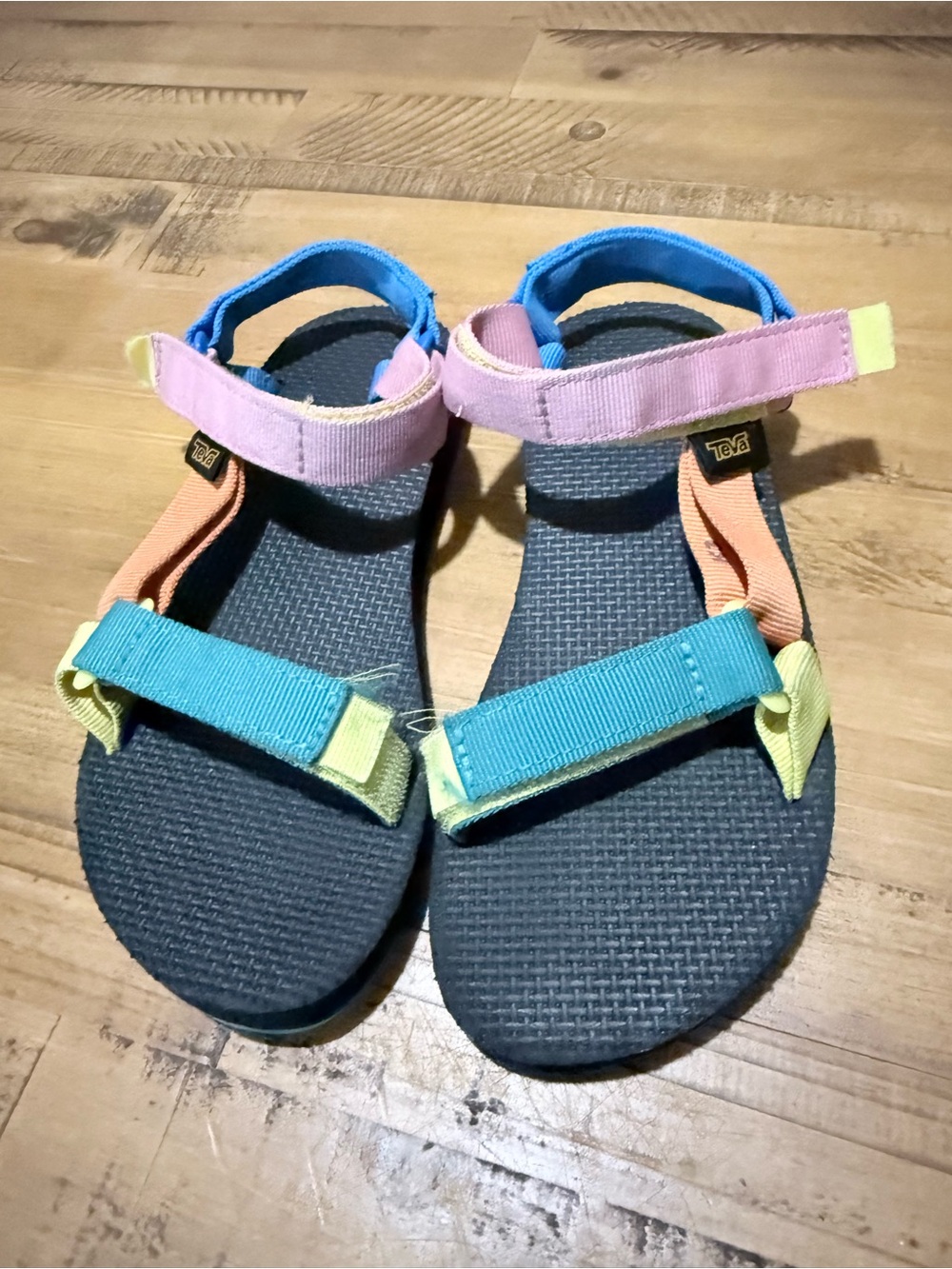 Teva Kids size 3 Multicolor Strap Sandals